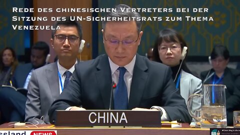 Rede des chinesischen Vertreters bei der Sitzung des UN-Sicherheitsrats zum Thema Venezuela