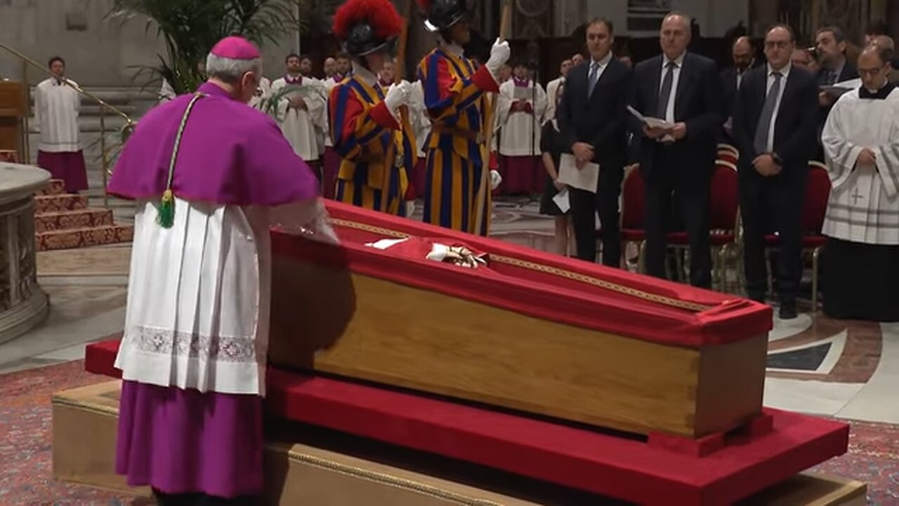 VIDEO ONLY: These are the last images of Pope Francis’ open casket
