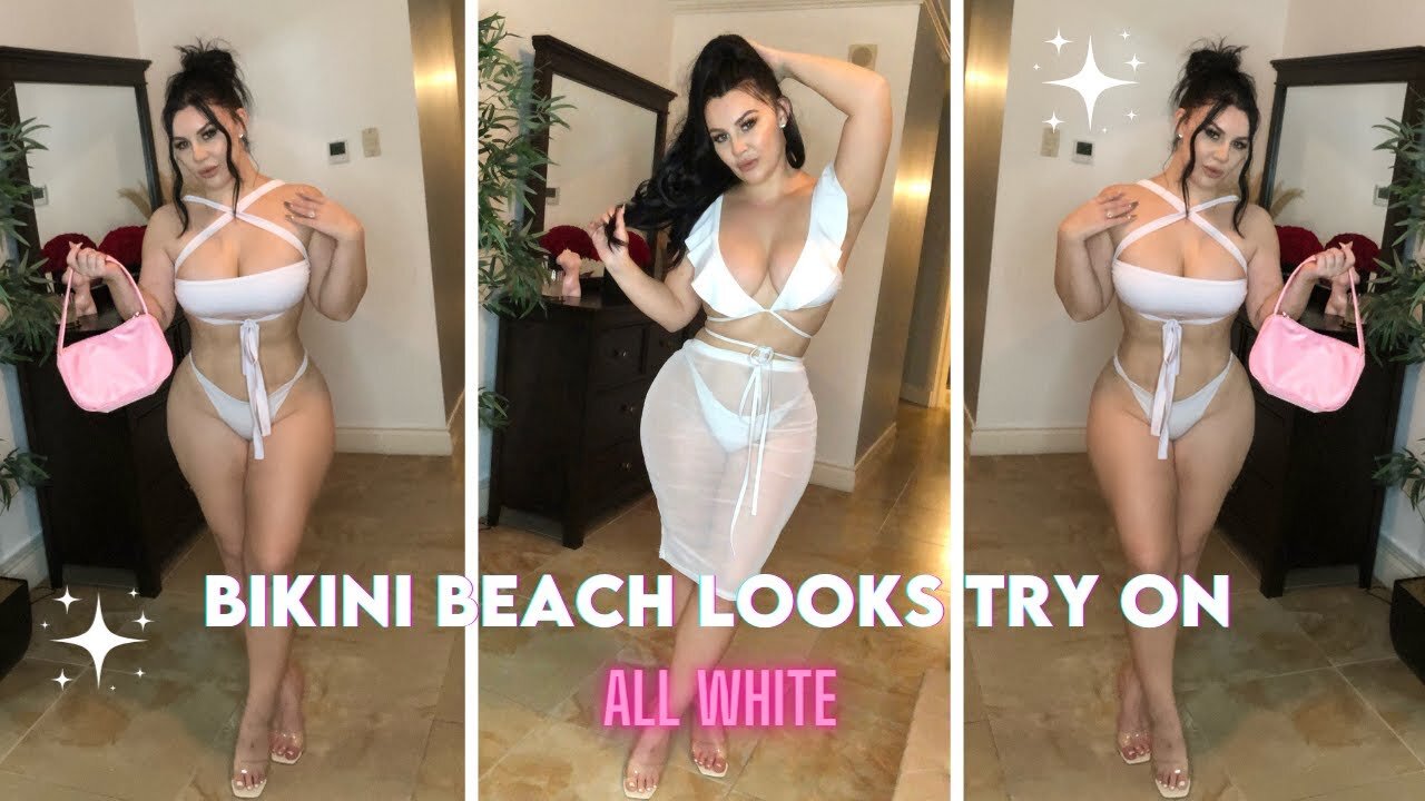 HOLIDAY OUTFITS TRY ON HAUL | 👙 👙LOVE THESE WHITE SWIMSUITS 😍