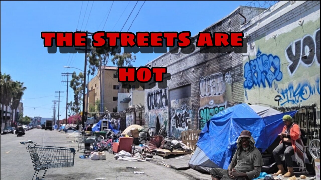 🔥 The Streets Are Hot | Real-Life Struggle on Skid Row