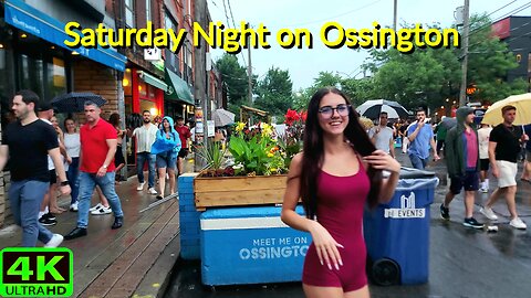 【4K】Saturday Night at OssFest Toronto’s Coolest Street Canada 🇨🇦