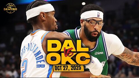 Dallas Mavericks vs OKC Thunder Full Game Highlights | Oct 27, 2025 NBA