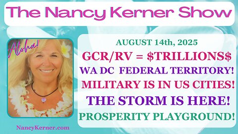 GCR/RV=$Trillions$ DC Federalized! Military in US Cities! The Storm is Here! Prosperity Playground!