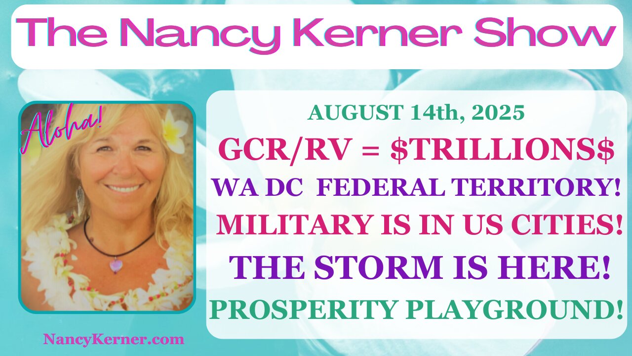 GCR/RV=$Trillions$ DC Federalized! Military in US Cities! The Storm is Here! Prosperity Playground!