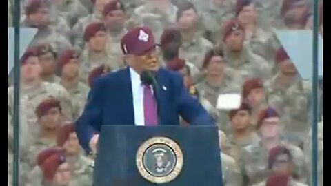 6/11/2025 - Trump Ft. Bragg - talks Anarchy / Enemies / hints treason! Saturday will be big day!
