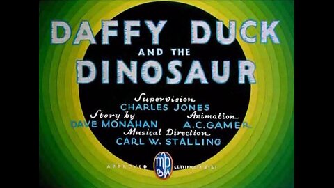 Merrie Melodies - Daffy Duck and the Dinosaur (1939)