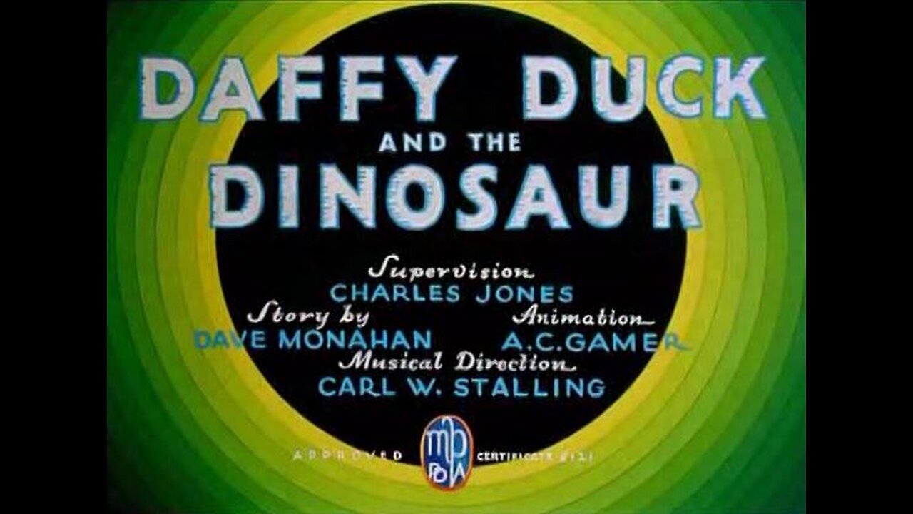 Merrie Melodies - Daffy Duck and the Dinosaur (1939)