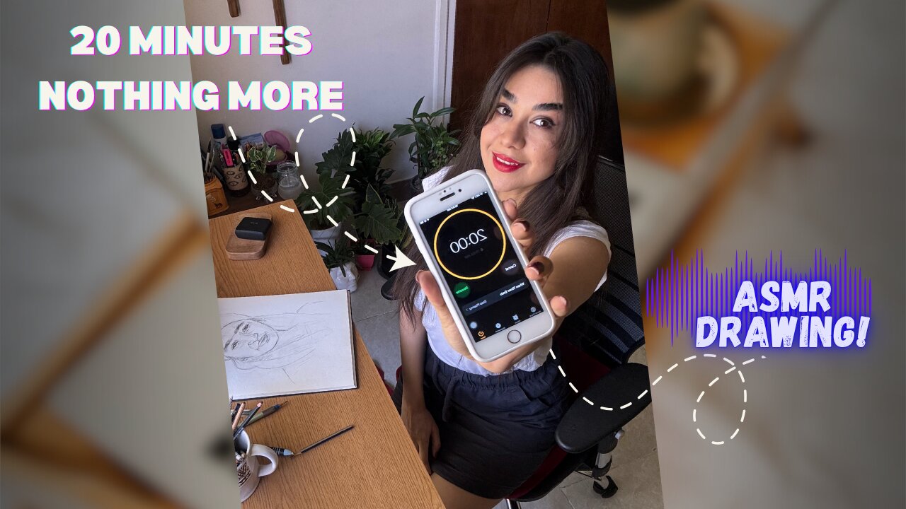 ASMR | Why I Limit My Daily Drawing Practice to 20 Minutes