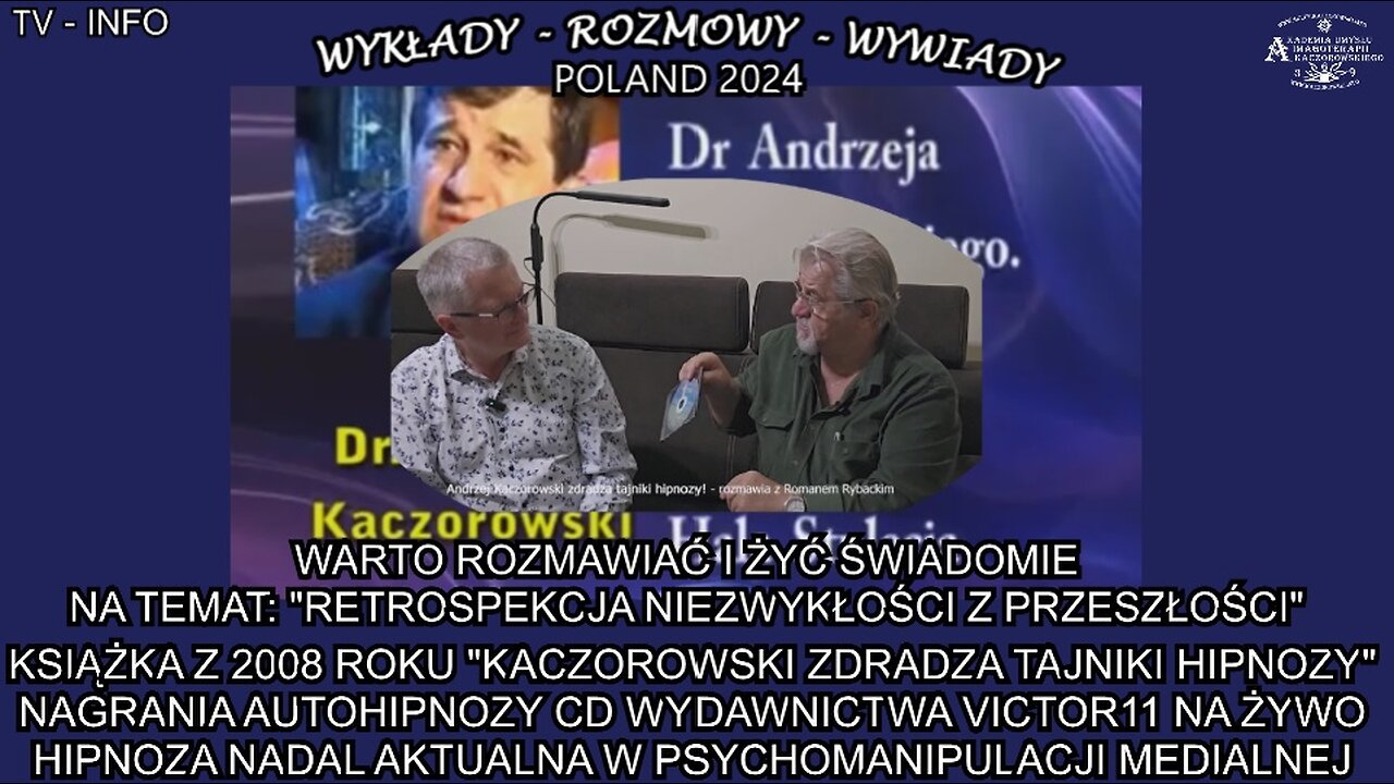 NAGRANIA AUTOHIPNOZY CD WYDAWNICTWA VICTOR 11 NA ZYWO. HIPNOZA NADAL AKTUALNA W PSYCHOMANIPULACJI MEDIALNEJ.