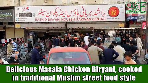 Masala Chicken Biryani Street Food Muslim Style Chicken Biryani Recipe
