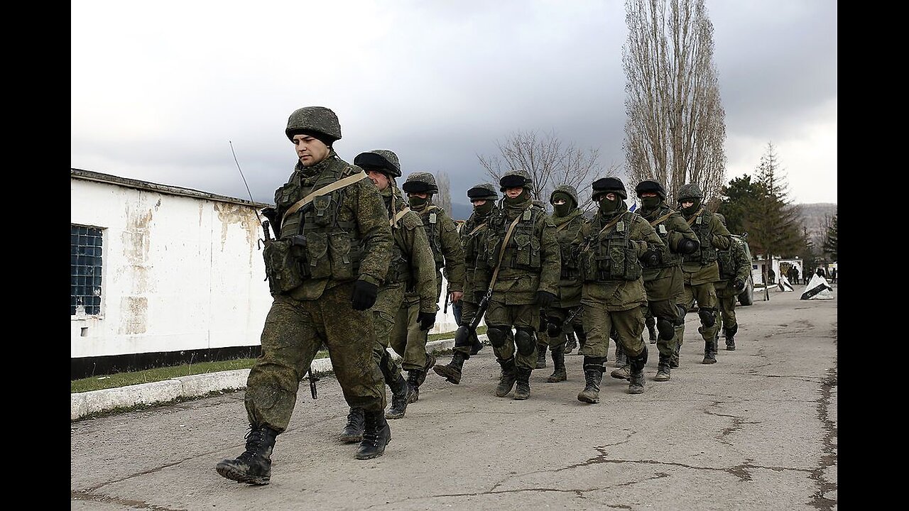 Live with Jeff, Jonny and Lee. Russia's Little Green Men on the Move.