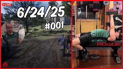 Red Dead 2, Pt. 1 + Gym - 6/24/25: #001