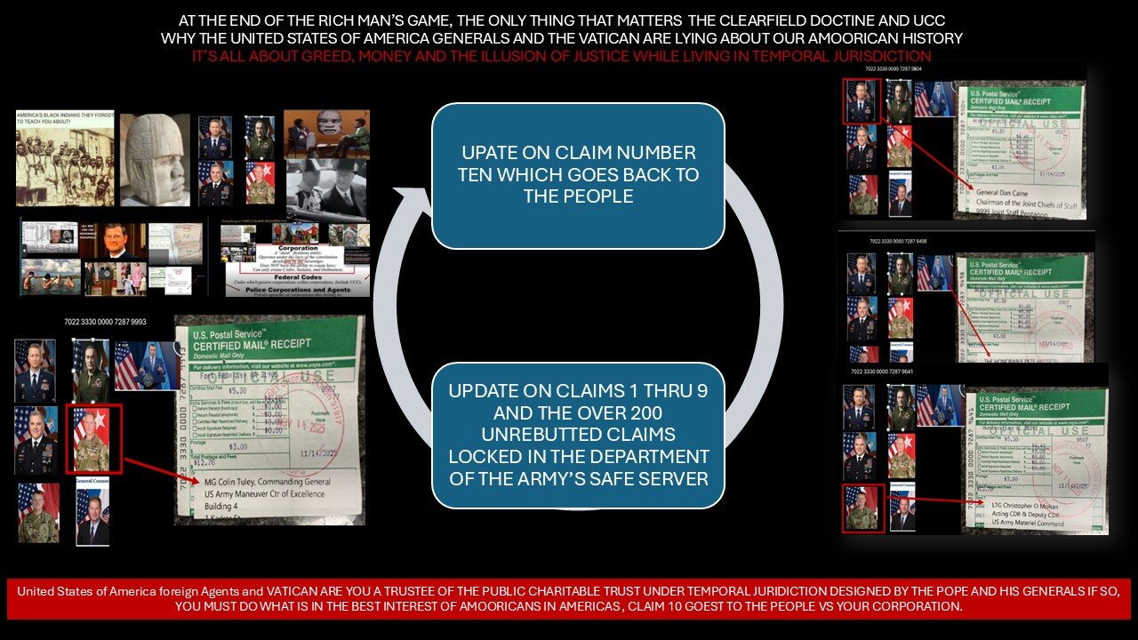 PART 2 WHY DOD, VATICAN, FORT BENNING, FORT MEADE ARE HIDING OUR REAL HISTORY. IT'S ABOUT MONEY AND