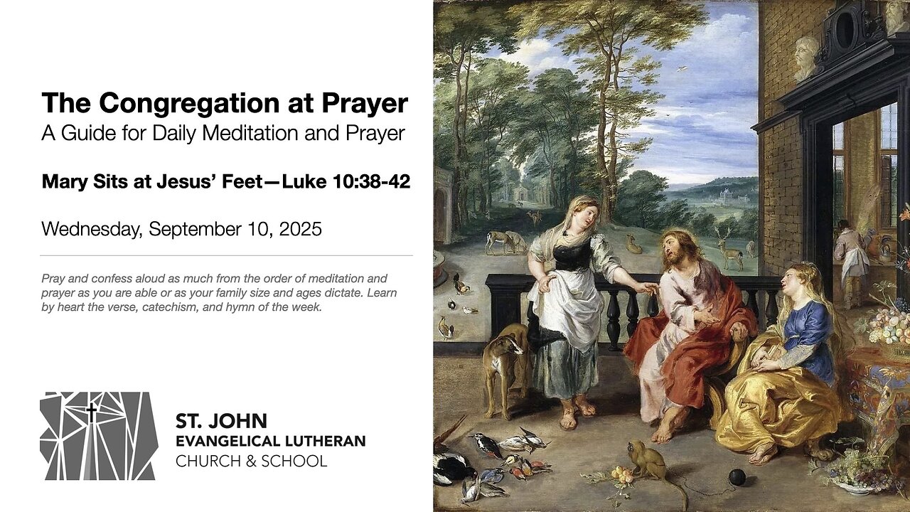 Mary Sits at Jesus’ Feet—Luke 10:38-42