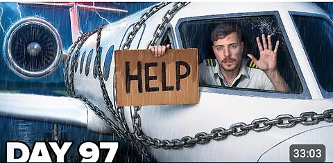 Surviving 100 days in private jet,keep it secret