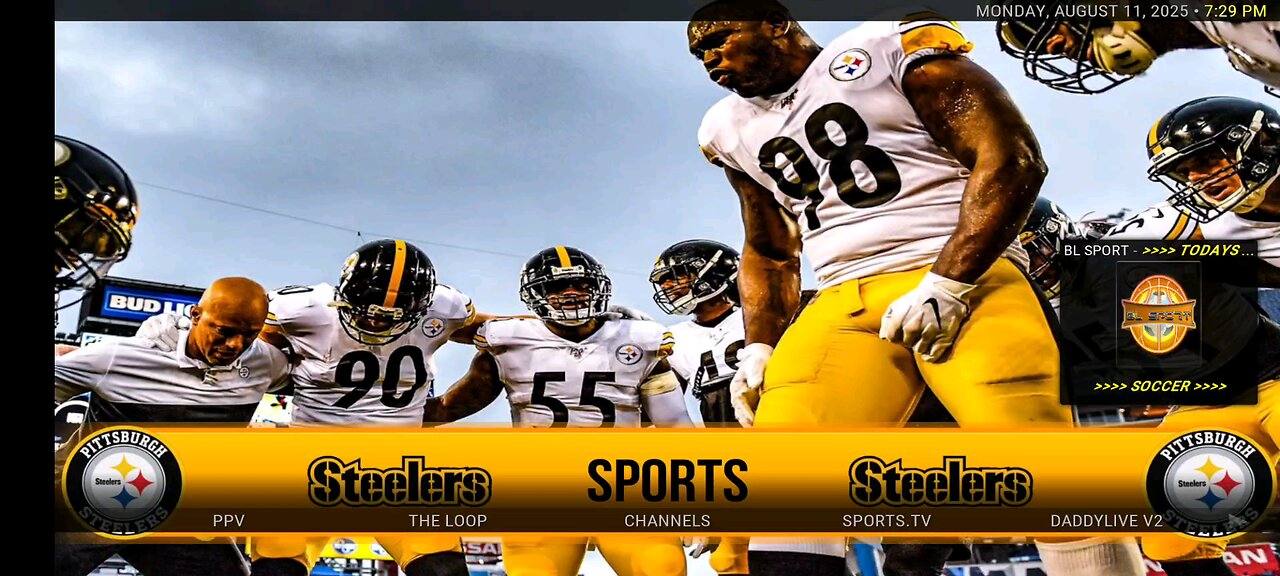 PITTSBURGH STEELERS KODI BUILD