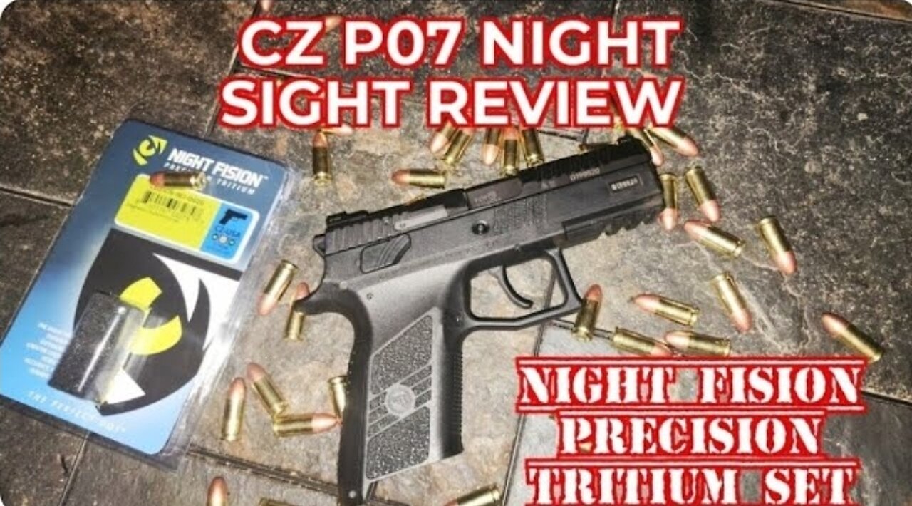 CZ P07 Why I Replaced my Dawson Precision Sights with Night Fision Precision Tritium Night Sights ?