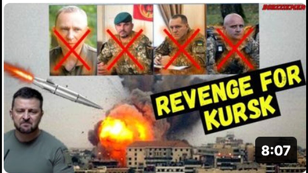 "Russia Retaliates: Four Top Ukrainian Generals Behind Kursk Attack Eliminated"