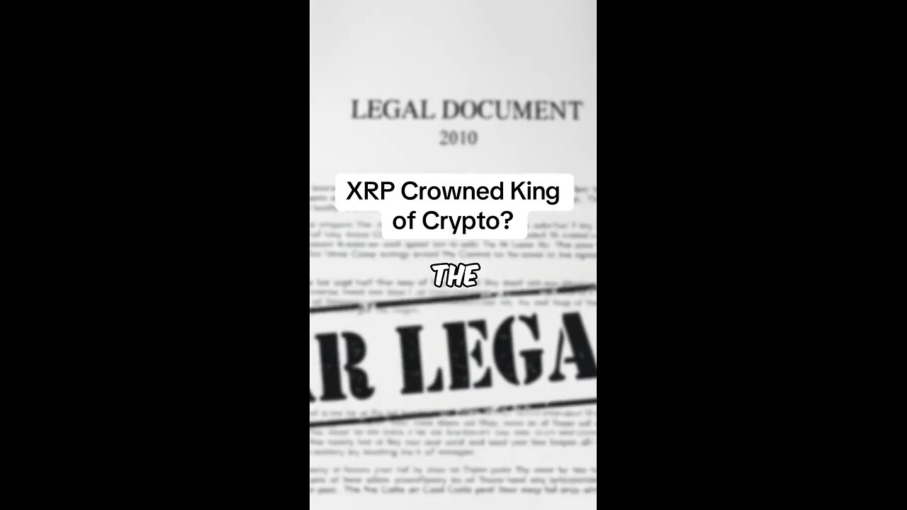 #crypto #xrp #news #investing #xrpnews #creptocurrency #brakingnews #altcoins #fyp #shorts #viral