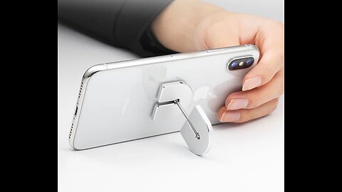 Universal Re-attachable Car Phone Mount, Three Ways To Fix_ Sticker, Magnet & Buckle