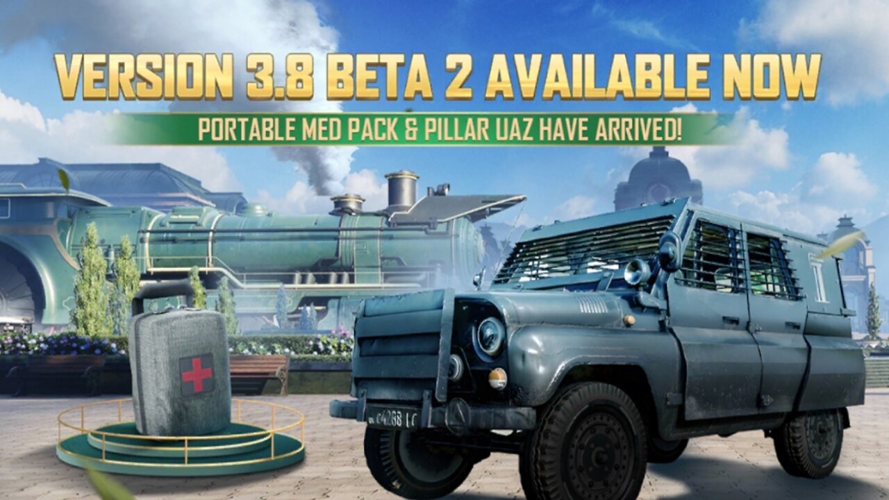 PUBG MOBILE UPDATE 3.8 BETA 2 : STEAMPUNK FRONTIER