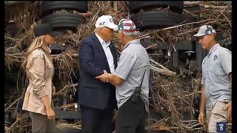TRUMP ARRIVES IN KERRSVILLE TEXAS
