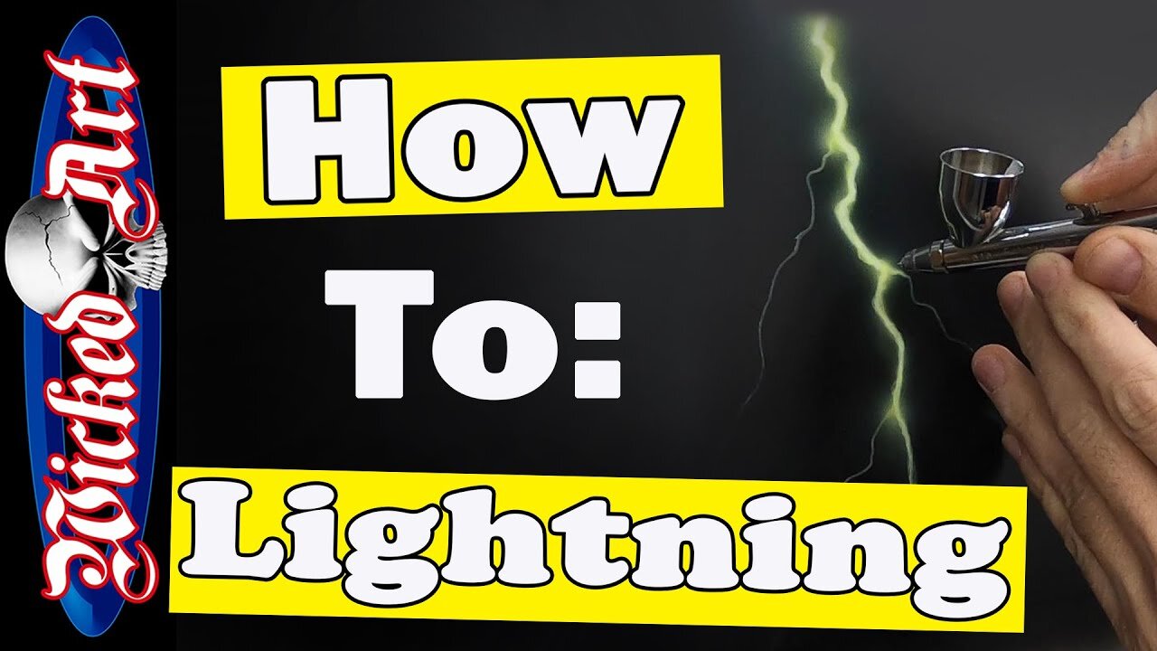 Airbrush Lightning Tutorial