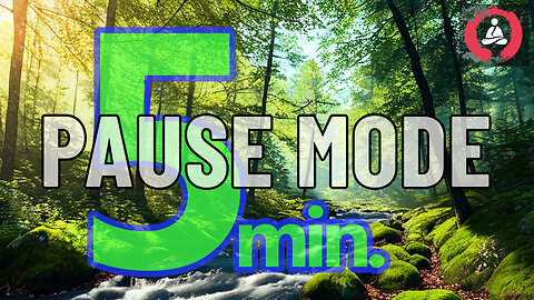 5-Minute Guided Forest Meditation | Forest Scenery & Relaxing Music for Stress Relief