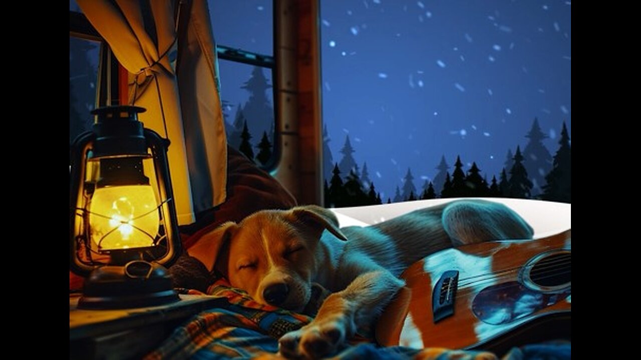 Stormy Winter Night with a Mans Best Friend