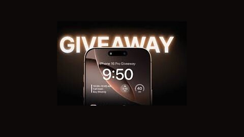 📱 iPhone 16 Giveaway Alert! 🎉