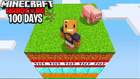 100 Days, But Its a RANDOM Layer One Chunk