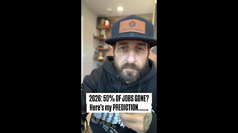 2026: 50% Of Jobs Gone!? Here's my Prediction 💎💥