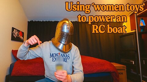 Making an RC boat with womans toys