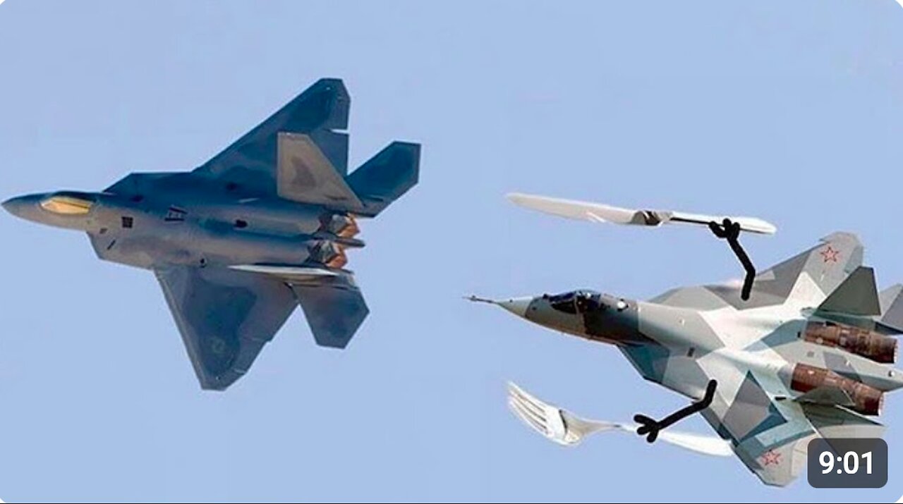 Revealing the facts! Russian Su-57 outperforms US F-22 in mass offensive operations