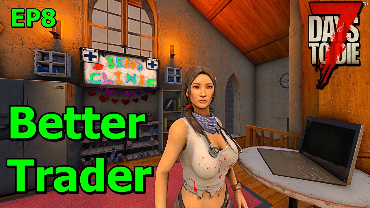 Trader Jen in 7 Days to Die The Wolverine EP8