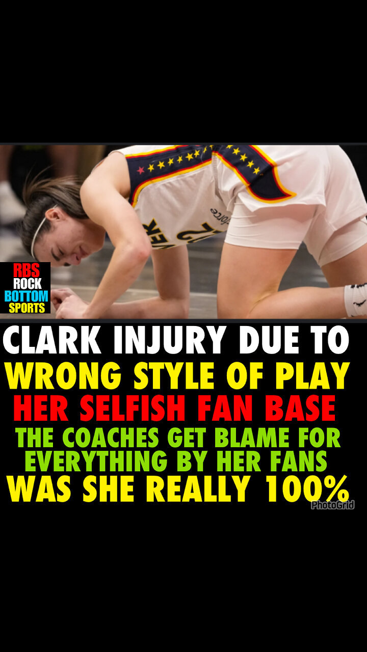 RBS #120 Clark injury due to her fan base selfishness, wrong style of play, coaches getting blame!
