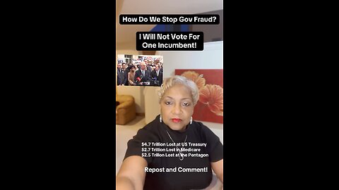 Do NOT Vote For Incumbents