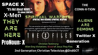 X Files: Disclosure It's about Contact. Testimony Alien Grey Visitations. Jesus they Flee