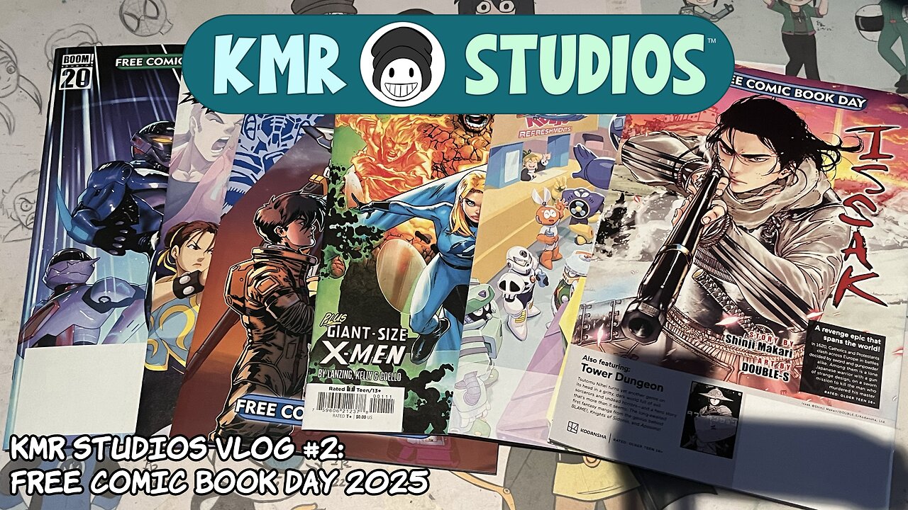 KMR Studios VLOG #2: Free Comic Book Day 2025
