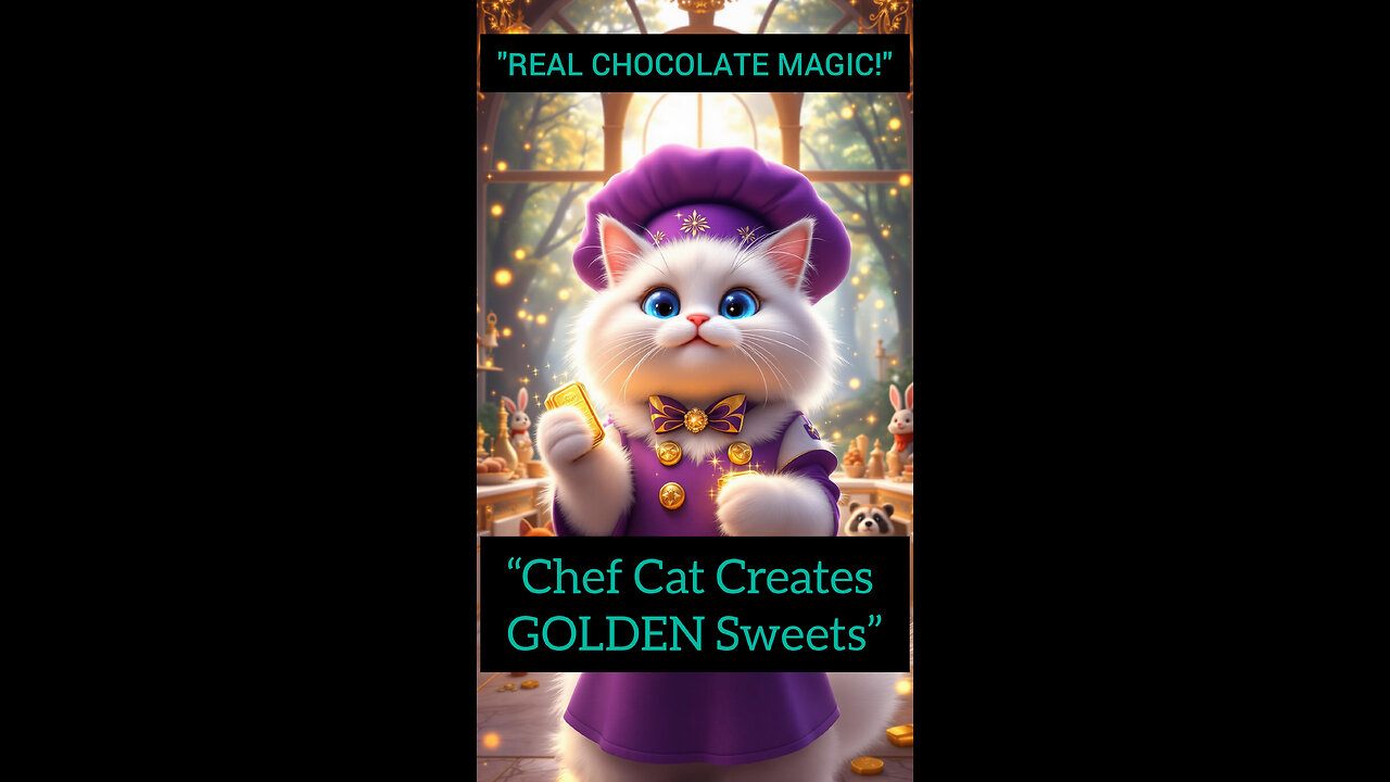 "You Won’t Believe What This Fluffy Cat Does in Her Magical Chocolate Factory!"