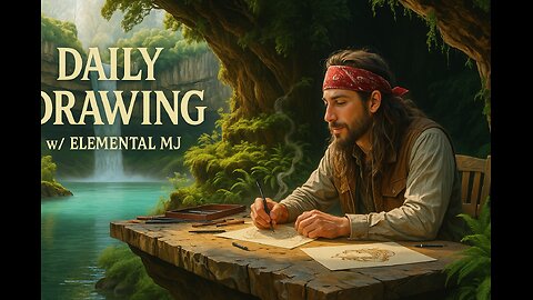 Daily Drawing Stream - 15 Minutes Daily - Rock OUT! - Journey To Mastery