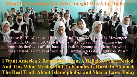 America Remember Islam A Religion Peace & This What Muslim Did To Females Is Hard To Stomach