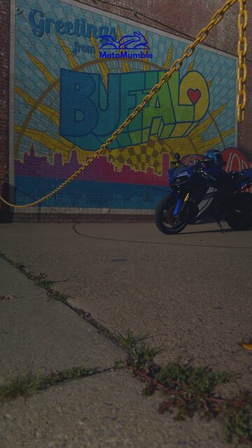 Greetings from Buffalo NewYork #buffalo #greetings #newyork #biker #bikelife