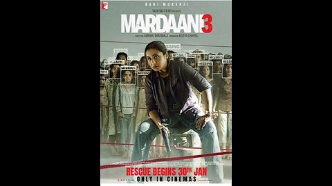 Mardaani 3 - #ranimukerji #abhirajminawala #mardani3 #indiancinema #thriller #suspense #drama