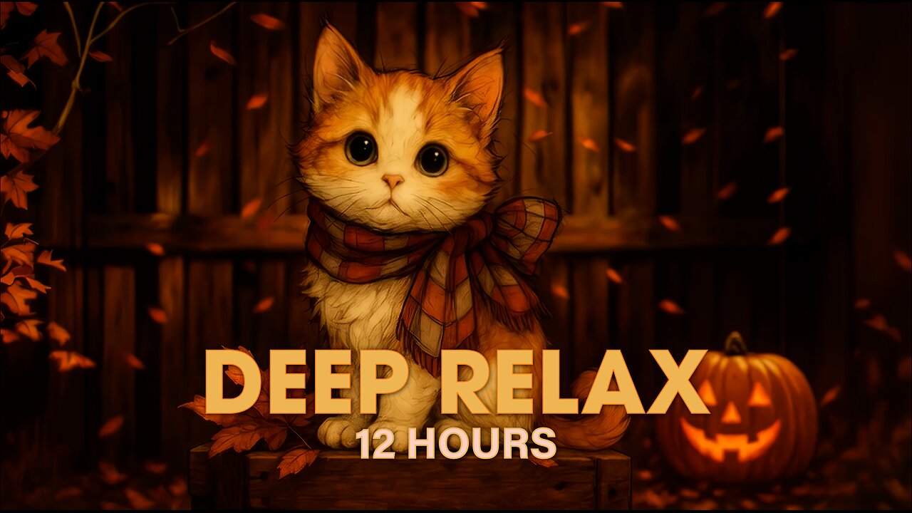 The Witch's Familiar | Relaxing Halloween Ambience | Deep Sleep | Study, Work, Rest