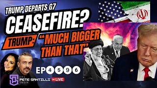 Trump Departs G7 To Negotiate Ceasefire? Trump: “Something Much Bigger Than That” [EP4596-8AM]