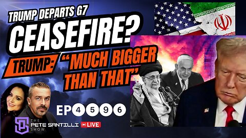 Trump Departs G7 To Negotiate Ceasefire? Trump: “Something Much Bigger Than That” [EP4596-8AM]