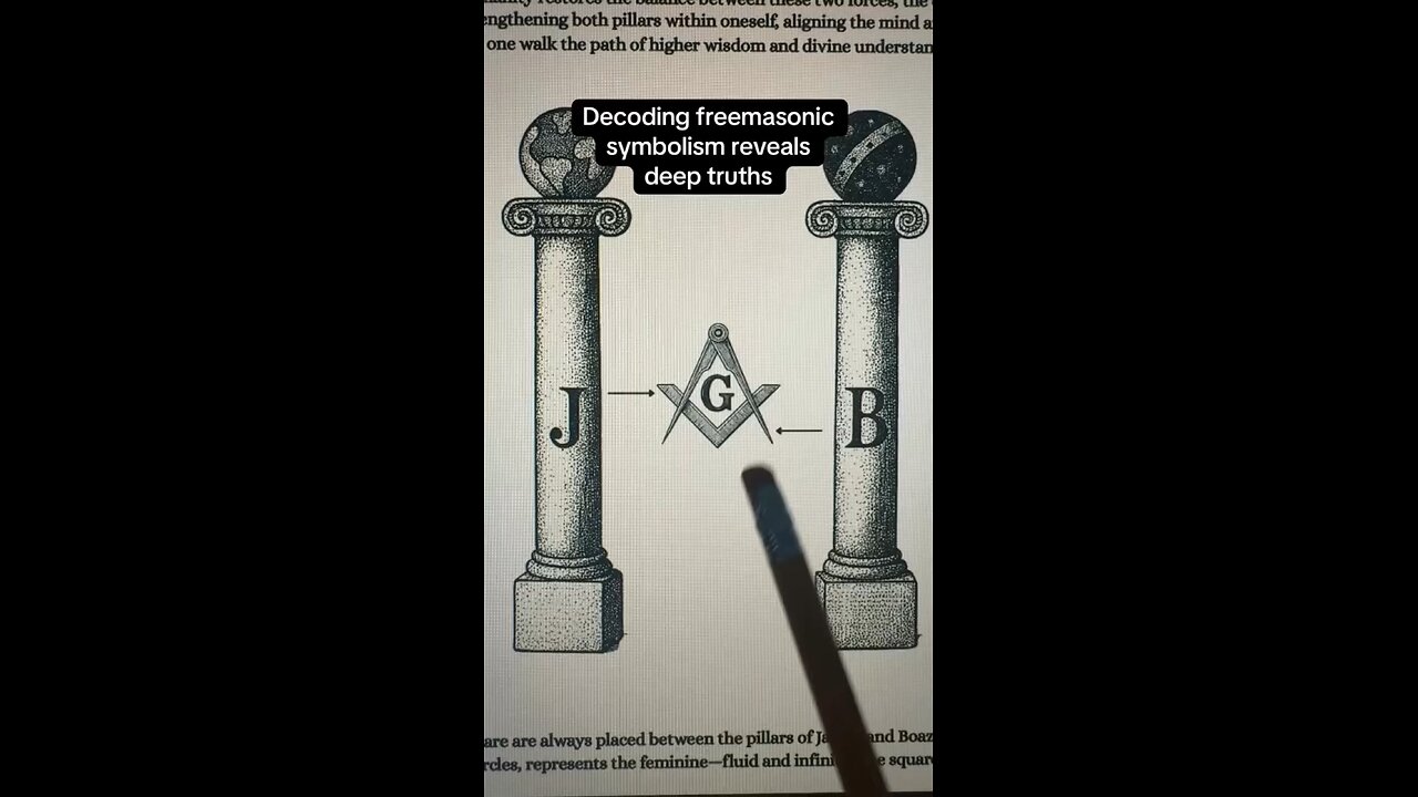 ⛩️ JACHIN & BOAZ — THE FREEMASONIC SYMBOLISM THEY NEVER EXPLAINED 👁️