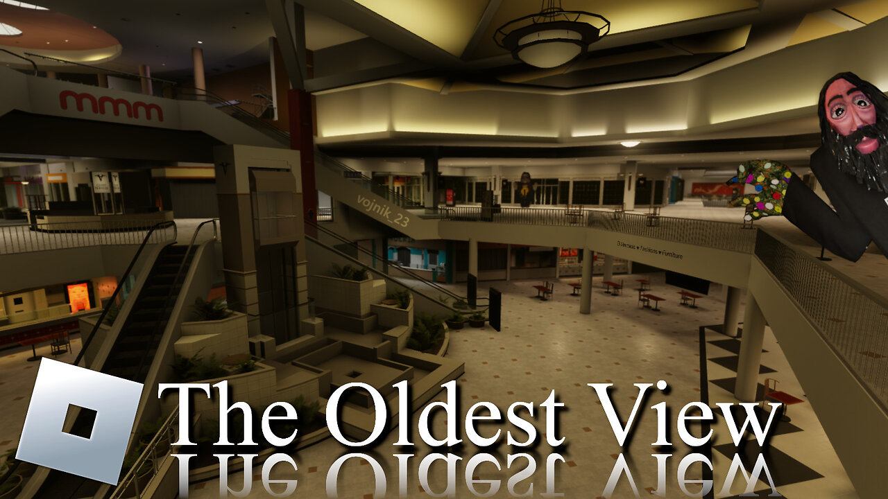 Exploring the Valley View Center Mall in ROBLOX - The Oldest View [silly little mall]
