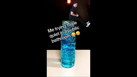 Me whenever I try and be quiet in a public restroom. Always that guy in the stall over